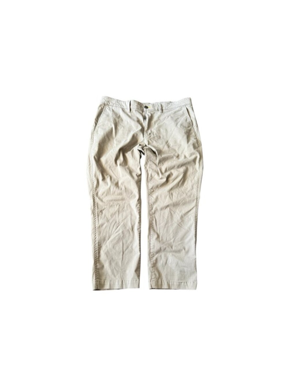 L.L. Bean Mens Size 38 x 29 Classic Fit Pants Slacks Khaki Tan Basic Chino LL